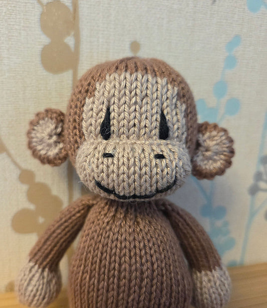 Cute Monkey Knitting Pattern