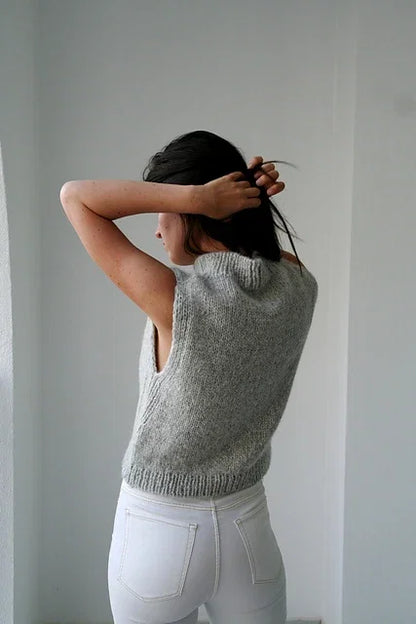 Slipover Vest Knitting Pattern
