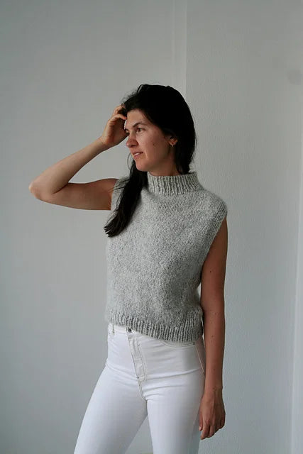 Slipover Vest Knitting Pattern