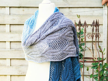 Ocean Lace Shawl Knitting Pattern