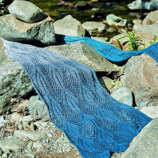 Ocean Lace Shawl Knitting Pattern