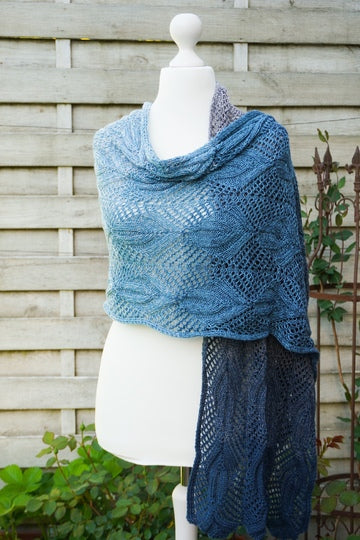 Ocean Lace Shawl Knitting Pattern