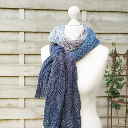 Ocean Lace Shawl Knitting Pattern