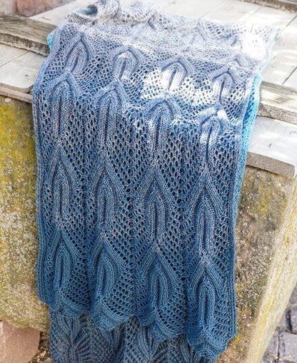 Ocean Lace Shawl Knitting Pattern