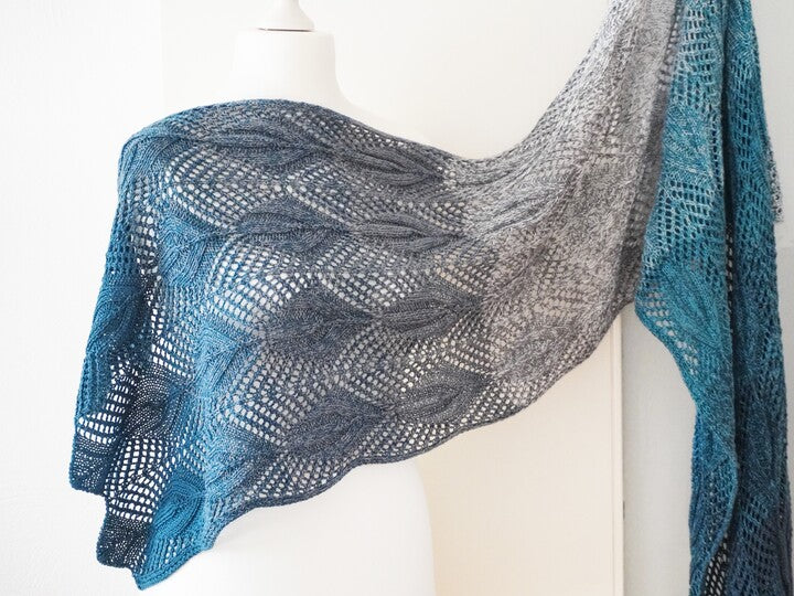 Ocean Lace Shawl Knitting Pattern