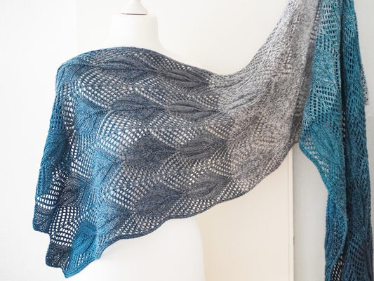 Ocean Lace Shawl Knitting Pattern