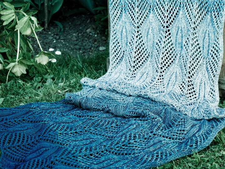 Ocean Lace Shawl Knitting Pattern