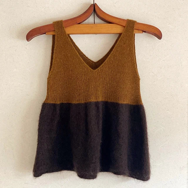 Ribbed Tank Top Knitting Pattern