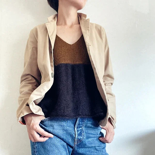 Ribbed Tank Top Knitting Pattern