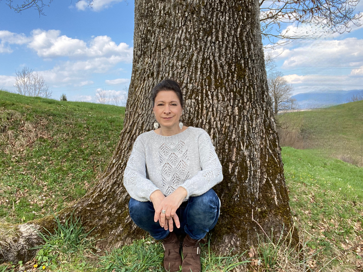 Tree Lace Raglan Knitting Pattern