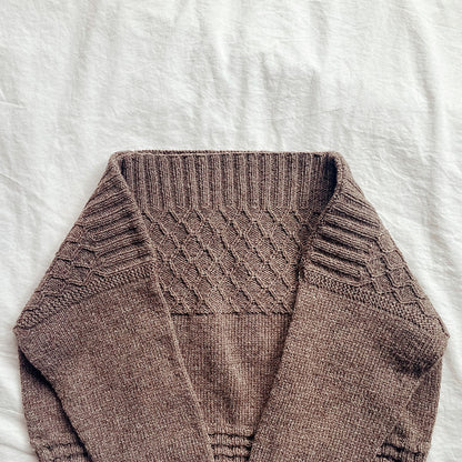 Ribbed Hem Sweater Knitting Pattern