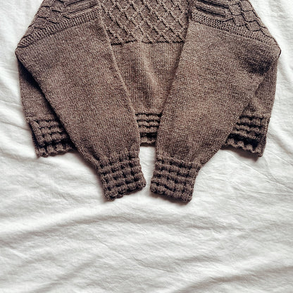 Ribbed Hem Sweater Knitting Pattern