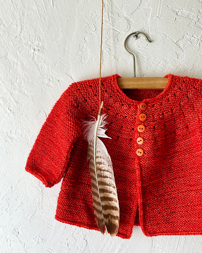 Easy Baby Cardigan Knitting Pattern
