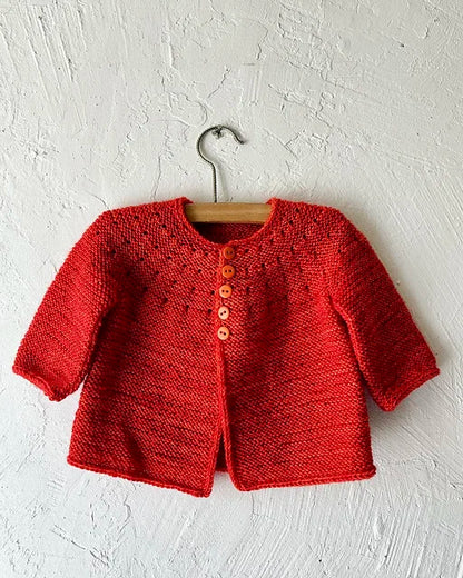 Easy Baby Cardigan Knitting Pattern
