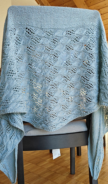 Leaf Lace Shawl Knitting Pattern