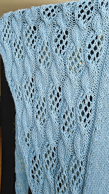 Leaf Lace Shawl Knitting Pattern