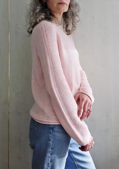 Everyday Raglan Sweater Knitting Pattern