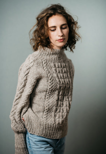 Classic Cable Sweater Knitting Pattern