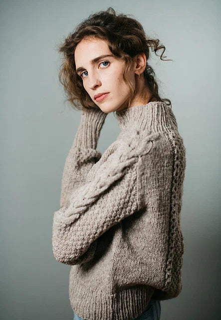 Classic Cable Sweater Knitting Pattern