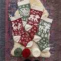 Woodland Stockings Knitting Pattern