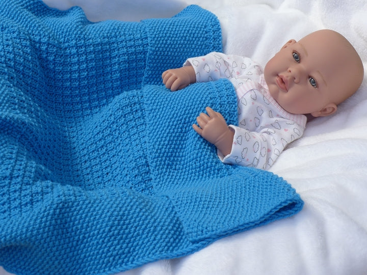 Easy Baby Blanket Knitting Pattern