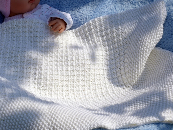 Easy Baby Blanket Knitting Pattern