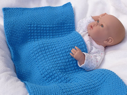 Easy Baby Blanket Knitting Pattern