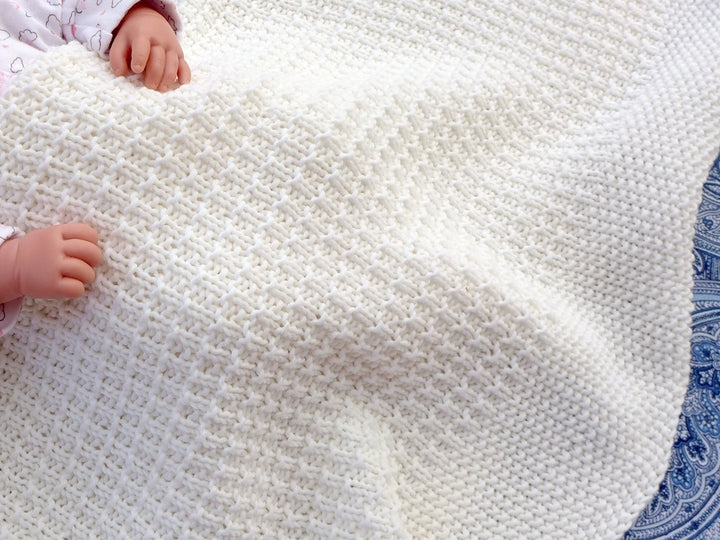Easy Baby Blanket Knitting Pattern