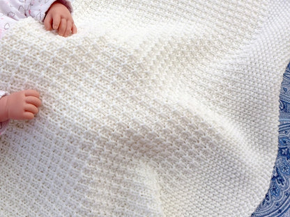 Easy Baby Blanket Knitting Pattern