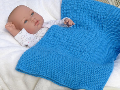 Easy Baby Blanket Knitting Pattern