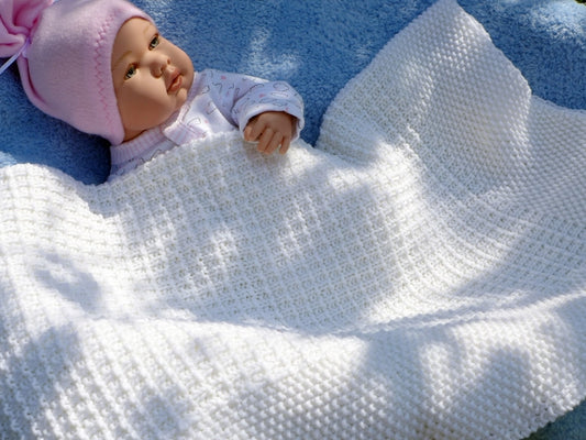 Easy Baby Blanket Knitting Pattern