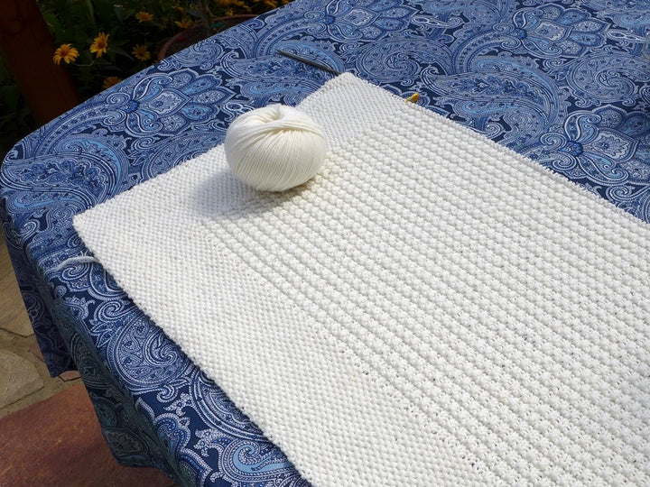 Easy Baby Blanket Knitting Pattern