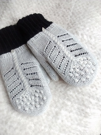 Beaded Lace Mittens Knitting Pattern