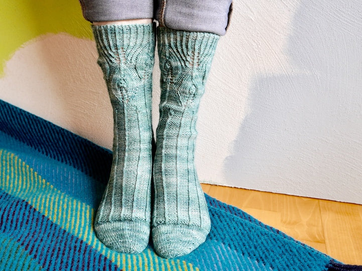Toe Up Socks Knitting Pattern