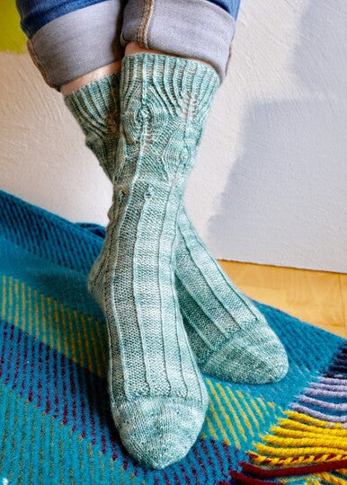 Toe Up Socks Knitting Pattern