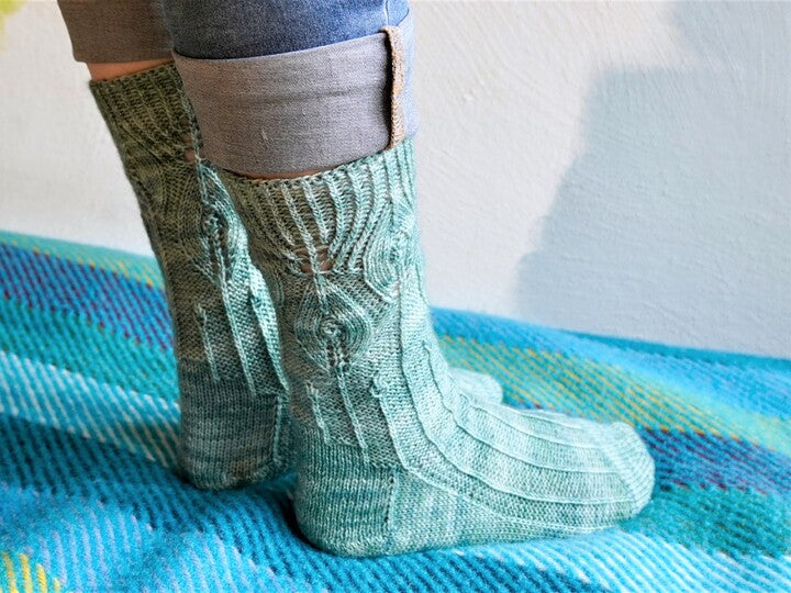 Toe Up Socks Knitting Pattern