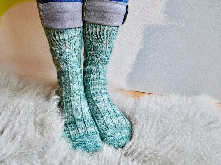 Toe Up Socks Knitting Pattern