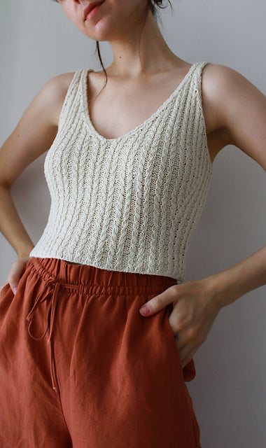Cable Camisole Knitting Pattern