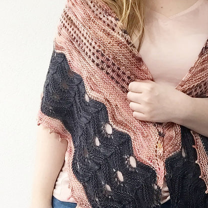 Bobble Lace Shawl Knitting Pattern