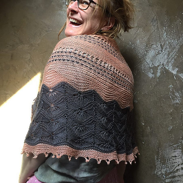 Bobble Lace Shawl Knitting Pattern