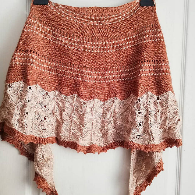 Bobble Lace Shawl Knitting Pattern