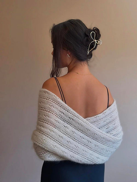 Lace Wrap Shawl Knitting Pattern