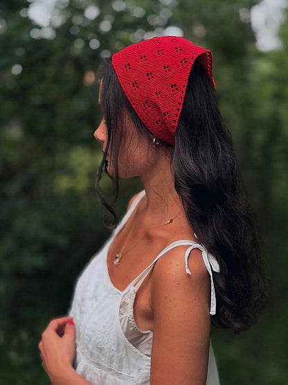 Kerchief Scarf Knitting Pattern