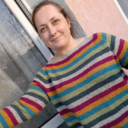 Colorline Sweater Knitting Pattern