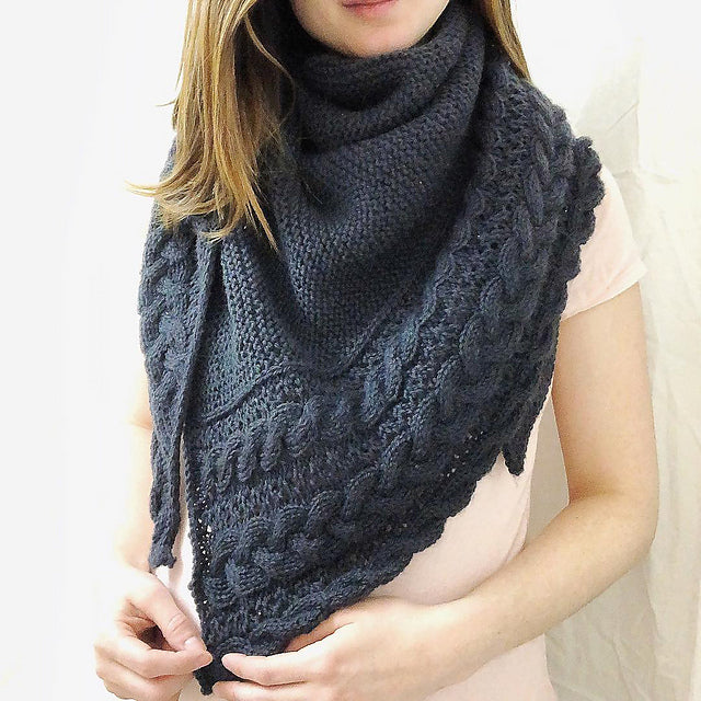 Cloudfall Shawl Knitting Pattern