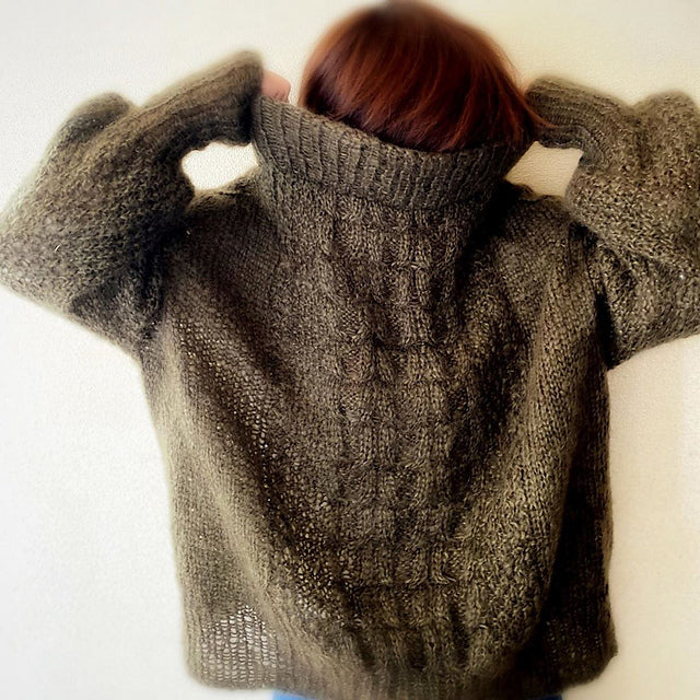 Classic Cable Sweater Knitting Pattern