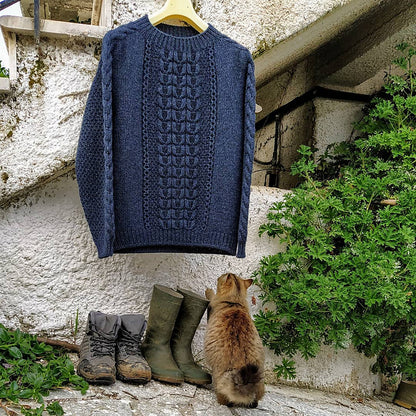 Classic Cable Sweater Knitting Pattern