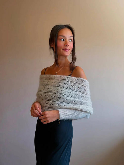 Lace Wrap Shawl Knitting Pattern