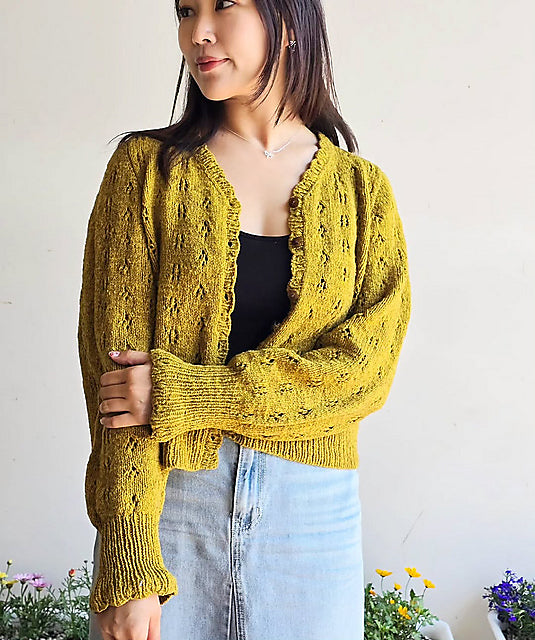 Lace Cardigan Knitting Pattern