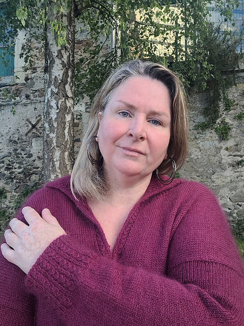 Relaxed Polo Sweater Knitting Pattern